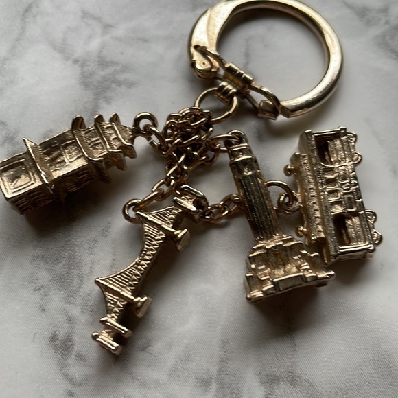Vintage MCM keychain set - Postcard keychain and landmark keychain - Picture 3 of 8